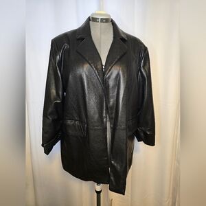 Bagatelle Faux Leather Blazer